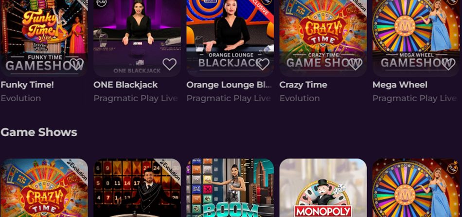 Live casino games